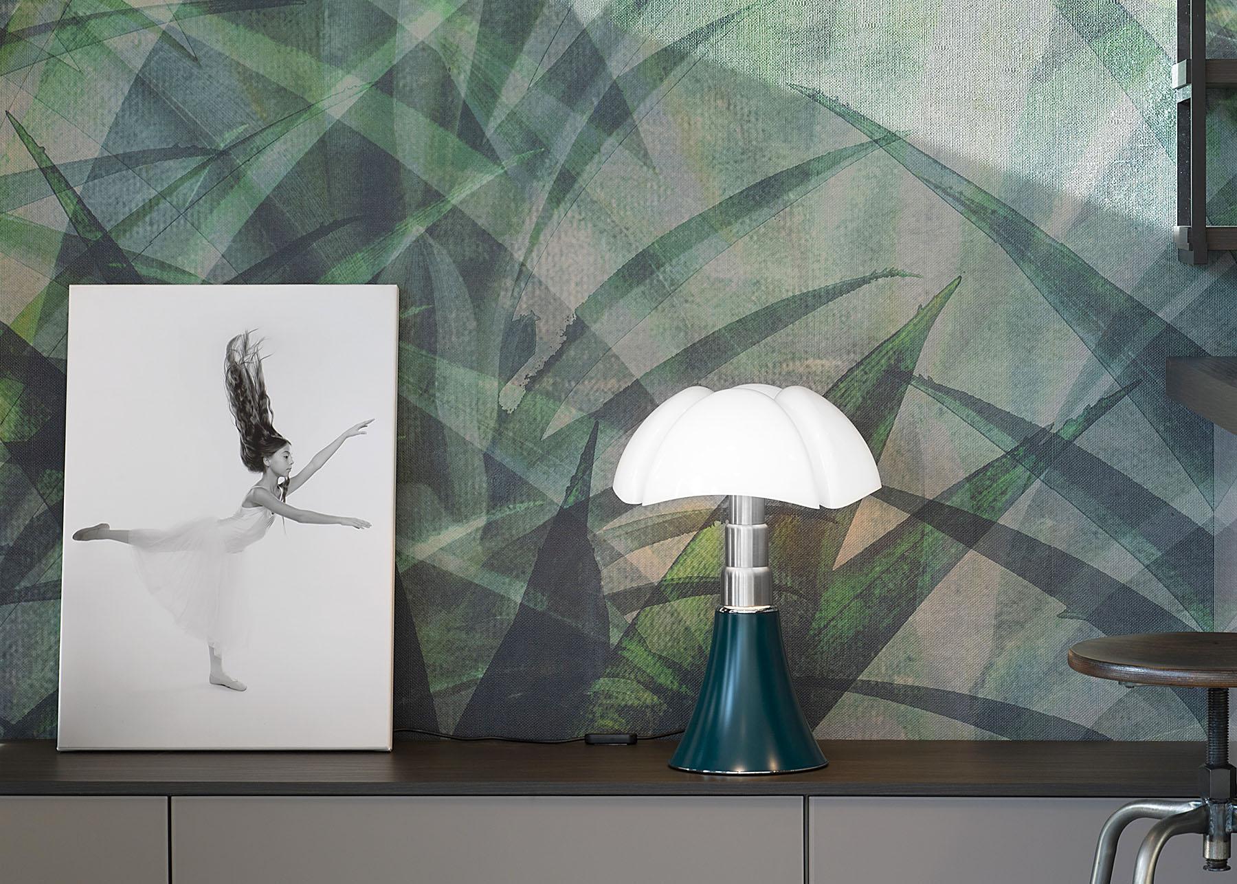 Pipistrello Medium Table Lamp, Dark Brown - Martinelli Luce @ RoyalDesign