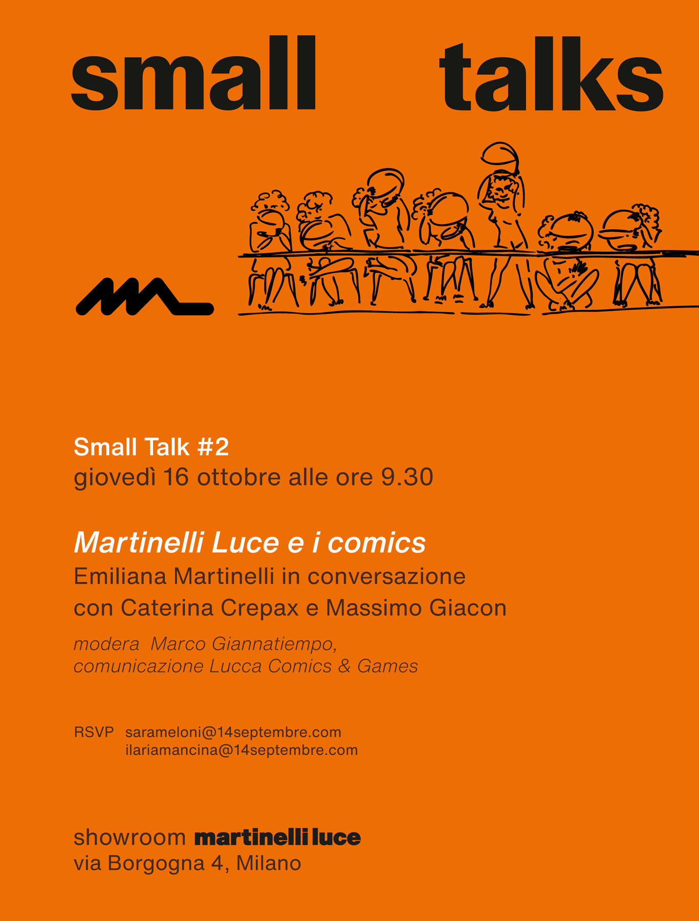 Small Talks #2. Martinelli Luce et les comics