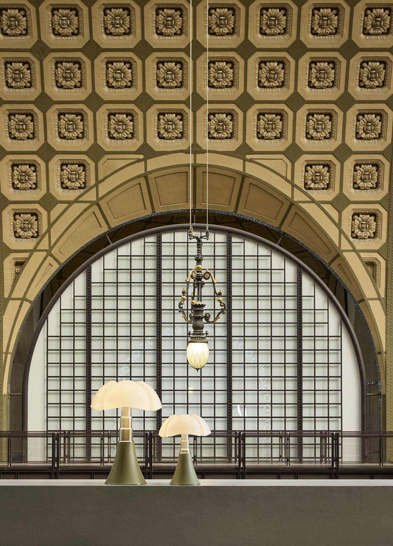 Un dettaglio del museo, tradotto sulla superficie di un’icona