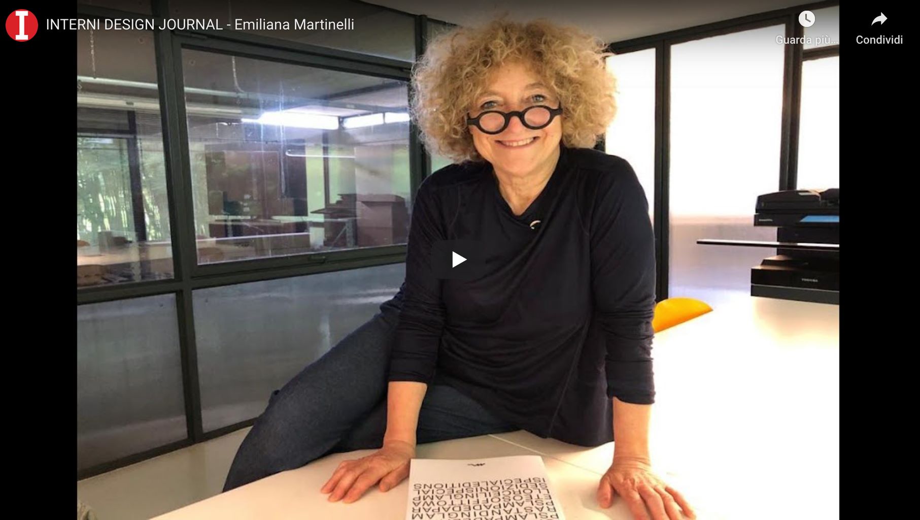 Emiliana Martinelli at Interni Design Journal